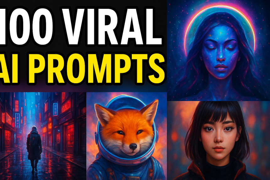 Viral 100 AI image generators